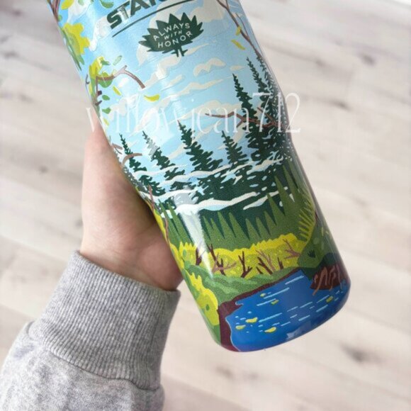 Awh Canopy Creek - Stanley IceFlow Straw Tumbler - 30 fl. oz. Always With Honor - Picture 8 of 11